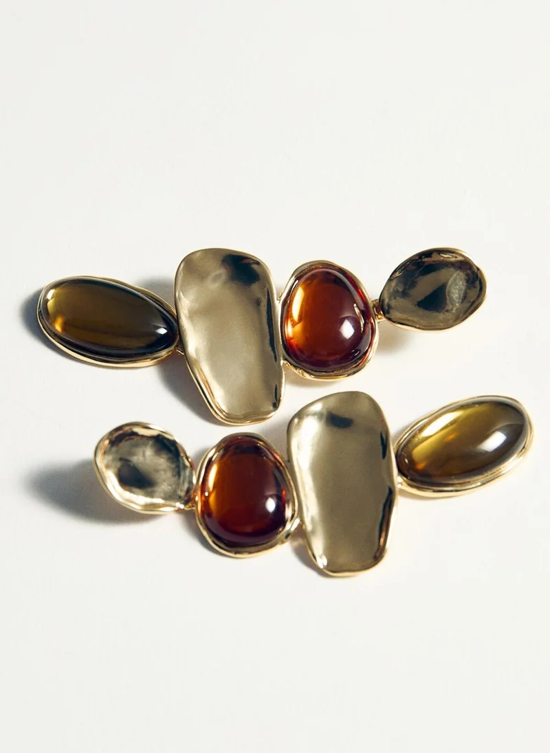 MANGO  Combined long earrings for Women | Best Price UAE